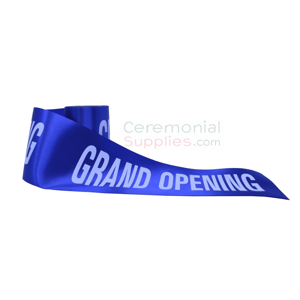 Gold Ceremonial Grand Opening Ribbon  Ceremonial Groundbreaking, Grand  Opening , Crowd Control & Memorial Supplies