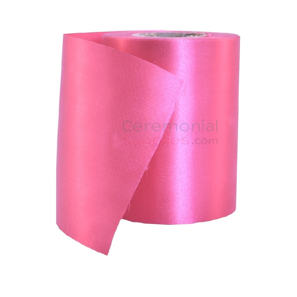 Hot Pink - Satin Ribbon Double Face - ( W: 1 - 1/2 Inch | L: 25 Yards )