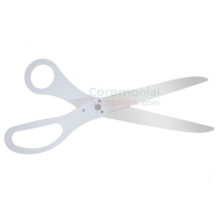 Giant Ribbon Cutting Scissor Set with Red Ribbon Included - 25 Extra Large  Scis