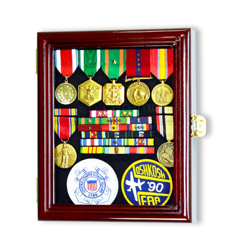 VERANI 11x14 Pin Display Case Pin Collection Display Box Military Medal  Display Frame with 98% Uv Protection Acrylic Door for Beach Tags Jewelry