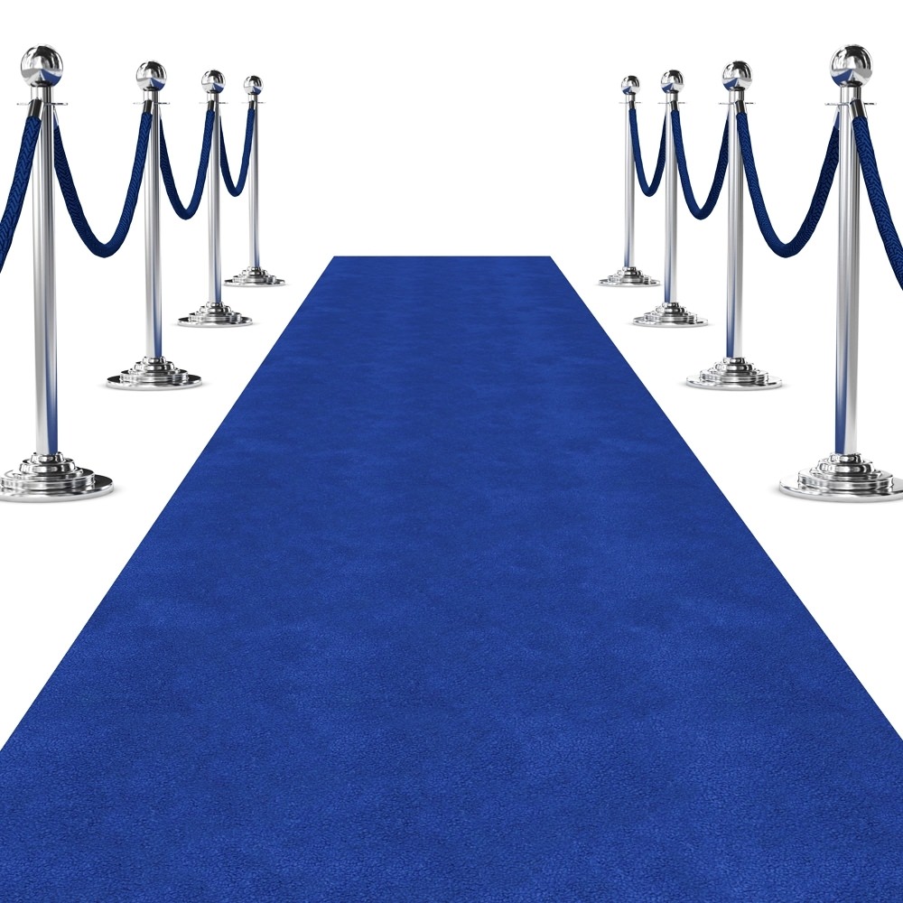 Standard Blue Event Carpet Runner  Ceremonial Groundbreaking, Grand  Opening , Crowd Control & Memorial Supplies