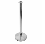 Chrome Stanchion Flat Top