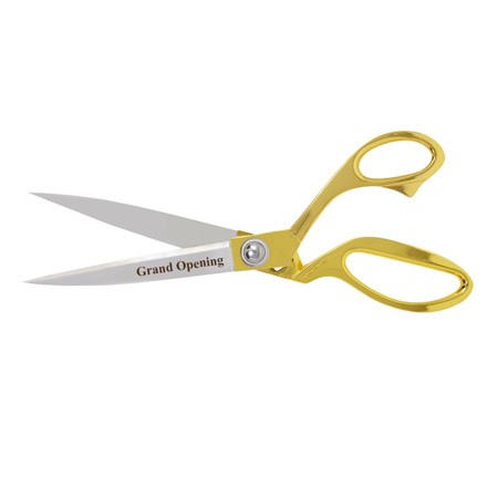 25″ Black/Gold Ceremonial Ribbon Cutting Scissors for Grand Openings with  Case – Office Junky