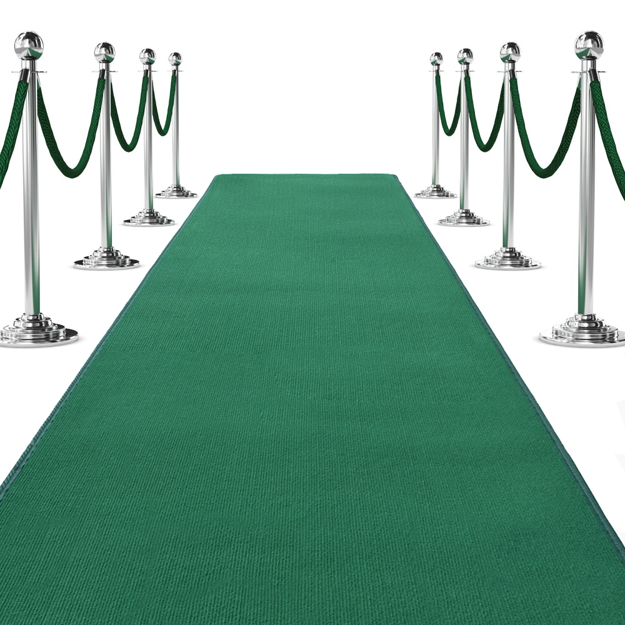 Standard Green Ceremonial Carpet Runner  Ceremonial Groundbreaking, Grand  Opening , Crowd Control & Memorial Supplies