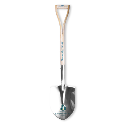 Profile picture of the Standard Chromed Stainless Steel Groundbreaking Shovel.