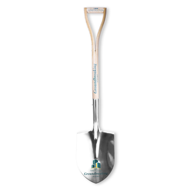 Profile picture of the Standard Chromed Stainless Steel Groundbreaking Shovel.