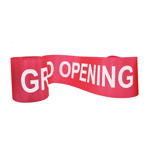Picture of the Hot Pink Pre-printed Grand Opening Ribbon