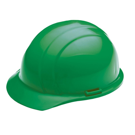 Green color ceremonial hard hat