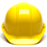 Yellow Ceremonial Hard Hat Front