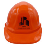 Orange Hard Hat with Customization