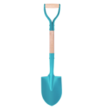 Teal Color Steel Ceremonial Groundbreaking Mini Shovel