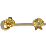 Gold 2 pin back style