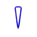 Royal Blue Neck Ribbon with Snap Clips