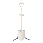 Full Picture of the Ceremonial Groundbreaking Off-White Color Shovel