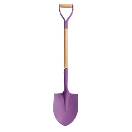 Full Picture of the Purple Groundbreaking Ceremonial Shovel