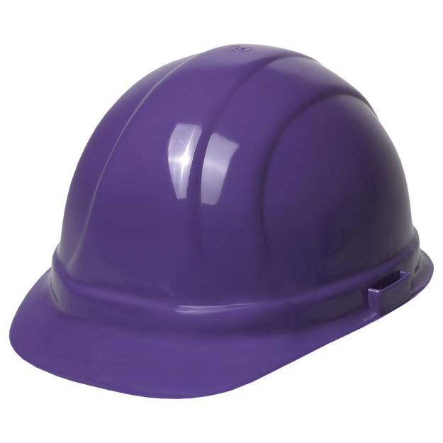 Purple Hard Hat for Groundbreaking Ceremony