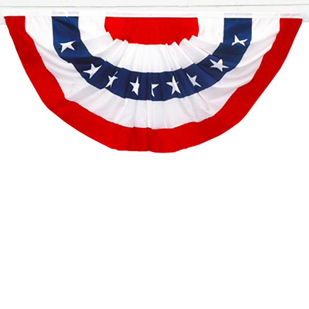 Image of the Stars and Stripes Bunting Fan Flag