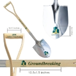 Standard Chromed Stainless Steel Groundbreaking Shovel Measurements