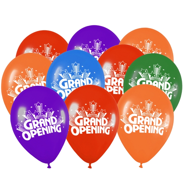 Image of a Set of 17-Inch Vibrant with Double-Sided Printed Balloons