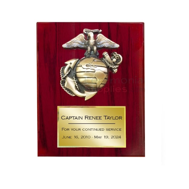 Picture of Marine Corps Emblem Award Plaque