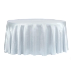 Picture of Customizable Elegant Round Satin Tablecloth