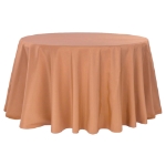 Customizable Event Circle Tablecloth in Gold