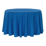 Royal Blue Customizable Event Circle Tablecloth