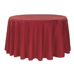 Red Customizable Event Circle Tablecloth