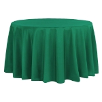 Emerald Green Customizable Event Circle Tablecloth