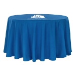 Royal Blue Customized Event Circle Tablecloth