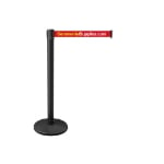 Custom Black & Red Belt Stanchion