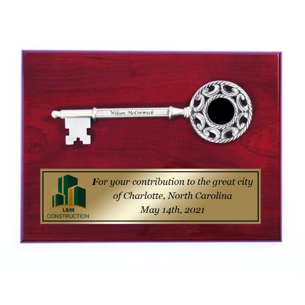 Picture of Ornate Key to the City Plaque