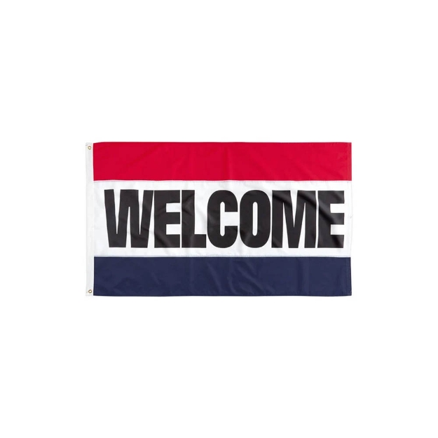 3'x5' Polyester horizontal WELCOME Flag